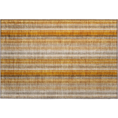 Tapis paprika de qualité supérieure lavable à la machine 5 pi x 7 pi 6 po AMF543