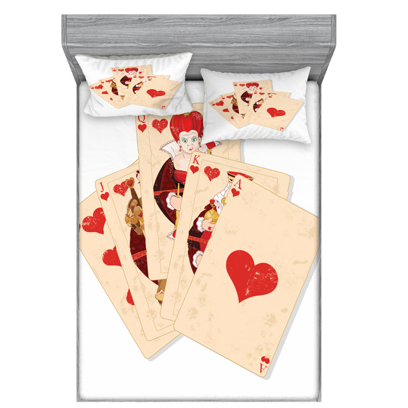 Microfiber Sheet Set, Queen Sheet Set + Fitted Sheet + 2 Pillowcases