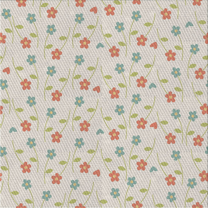 Tapis crème Fearne, Carré 5 pi