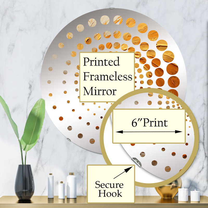 Circle Mirror, 31.4" x 31.4"