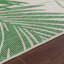 Dajerin Indoor & Outdoor Boho Rug Green/Ivory-1389240666