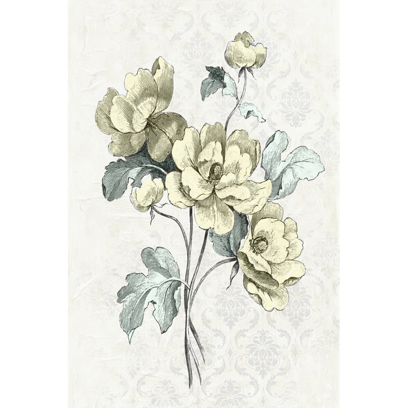 Victorian Blooms I - Wrapped Canvas Print, 122cm H x 81cm W x 3.8cm D