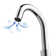 Circular Widespread 2-handle Bathroom Faucet with Drain Assembly