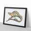 Lizard by Johan Teyler - Picture Frame Painting Print-55617611-55617609