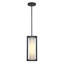 Luminaire suspendu rectangulaire à 1 lumière Mercer