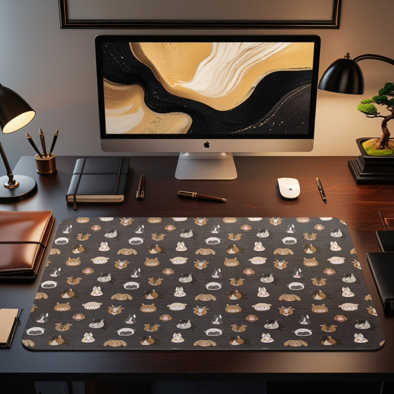 Polyester Desk Pad, 23.6x13.8