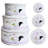 Pack Of 3 Stackable Round Metal Tin Containers With Lids – Multipurpose Tins For Storing Cookies, Candies, Kitchen Essentials, Stationery,Gif Box For Valentine Day – Rustic Farmhouse Rooster Design