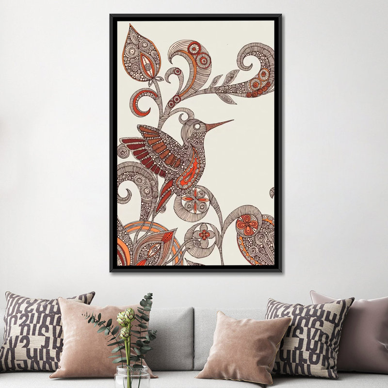 «Flying Through Flowers», impression sur toile tendue, H 60 po x l 40po x P 1,5 po, Toile tendue