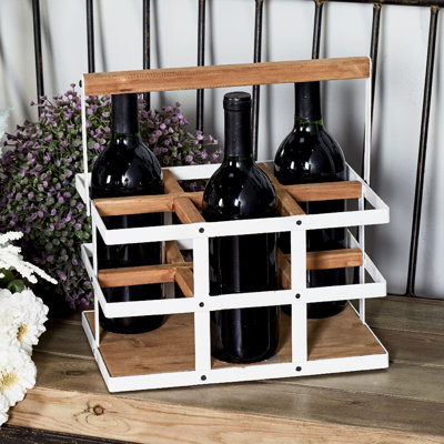 Campa 6 Bottle Tabletop Wine Bottle Rack