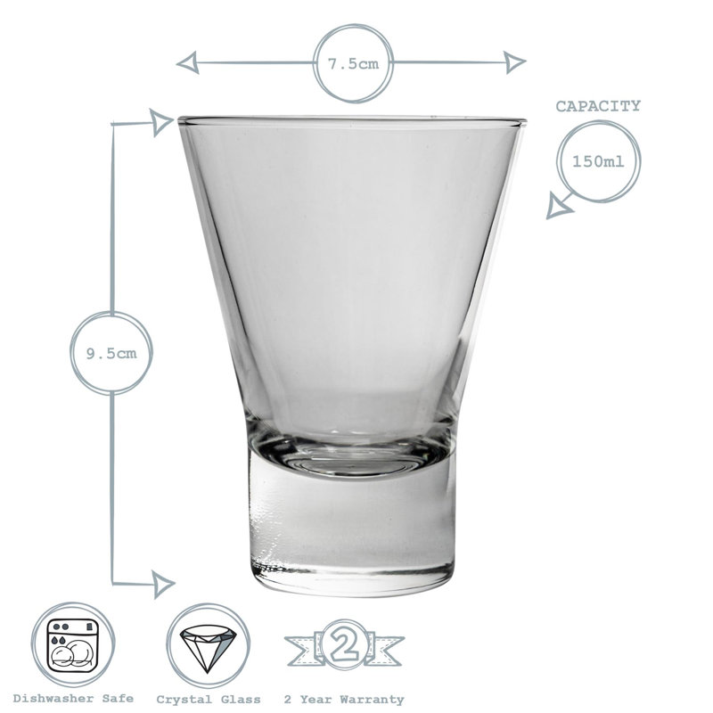 Ypsilon Water Glasses, 24, 150ml