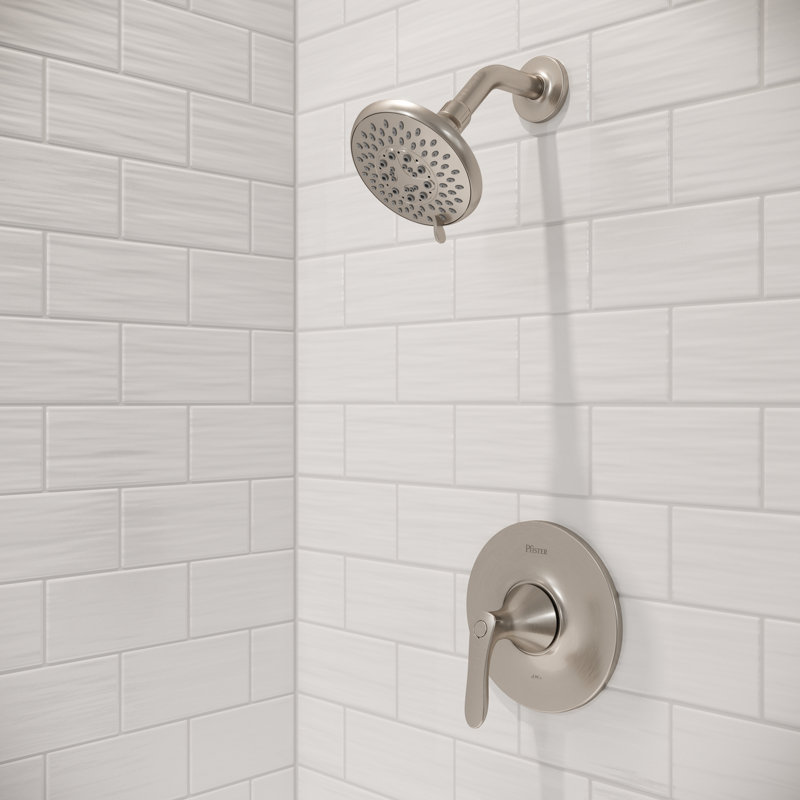 Robinet de douche à double fonction Weller, Nickel brossé