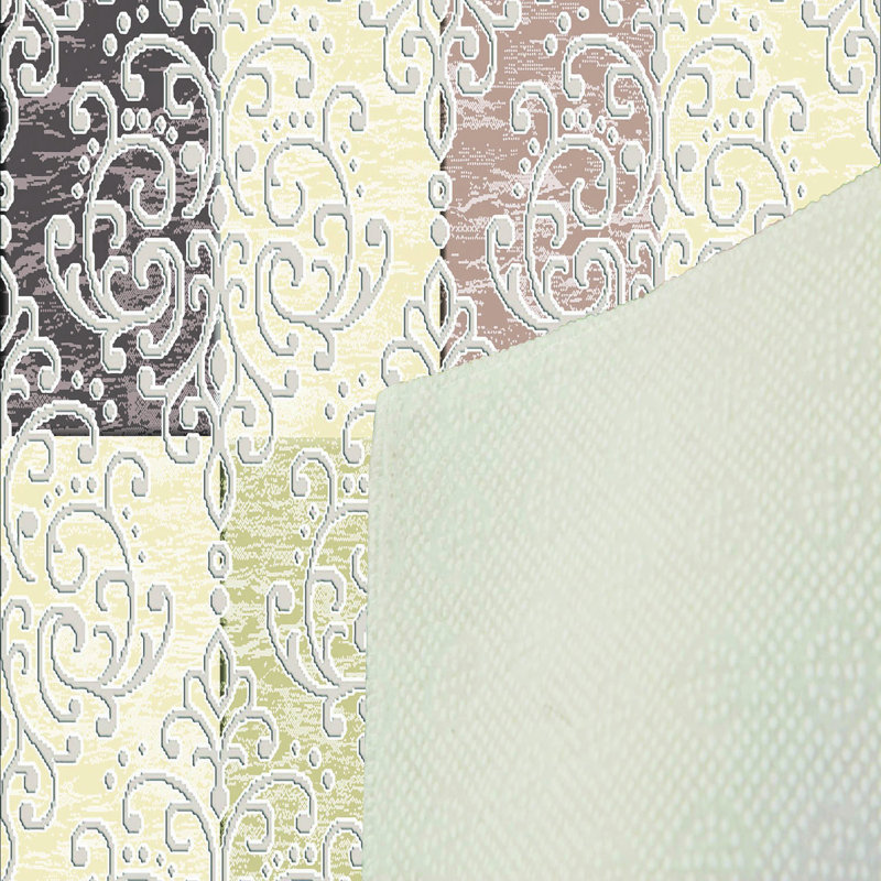 Luxurious 3D Printed Woven Carpet, 55.1 x 86.6 inches | 100% Polyester, Antibacterial, Machine Washable | Non-Slip PVC Felt Dot Underside, 0.3 in Pile Height | Perfect for Living Room, Bedroom & Home Decor