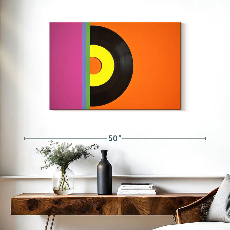 Abarca Vinyl Record Cover, 24" H x 36" W