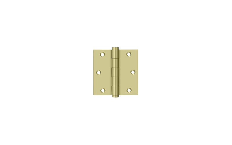 102'' x 102'' Butt Bearing Hinge, Unlacruered Brass