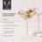 Seneca Diamond Crystal Martini Glasses