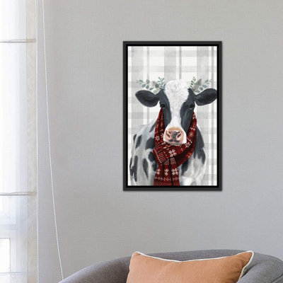 " Yuletide Cow I " by Victoria Borges