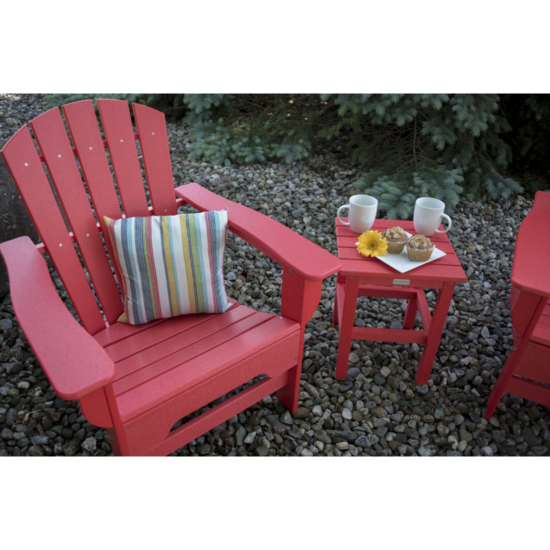Willene 2 - Person Patio Conversation Set, Bright Red