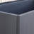 46” x 66” x 21” Trellis Corten Trough Planter with Casters - Modern Steel Planter Box For Outdoor Use-1901777604
