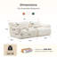 Canapé modulaire Cloud Couch, canapé modulaire en chenille, design minimaliste moderne pour le salon, siège profond et dossier de soutien, base antidérapante, aucun assemblage requis-1832516047-1830955891