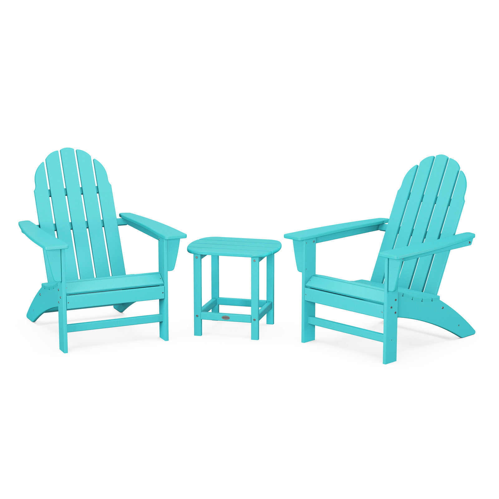 POLYWOOD® Vineyard 2-Person Patio Seating Group, Aruba