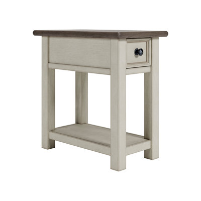 Chailey End Table with Storage and Built-In Outlets