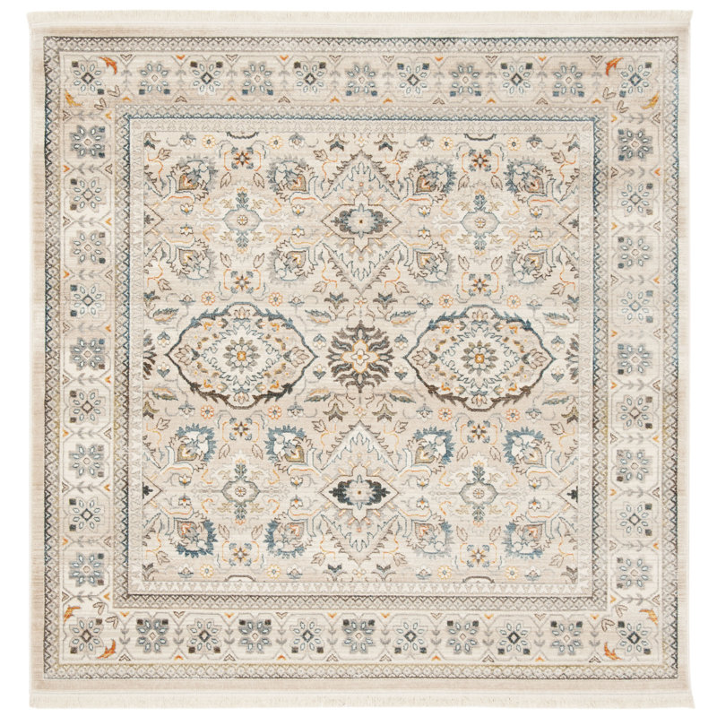 Tapis oriental performance perse Aisha, Carré 5 pi