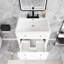 Meuble-lavabo simple 24 po avec plateau en céramique Mustaeen