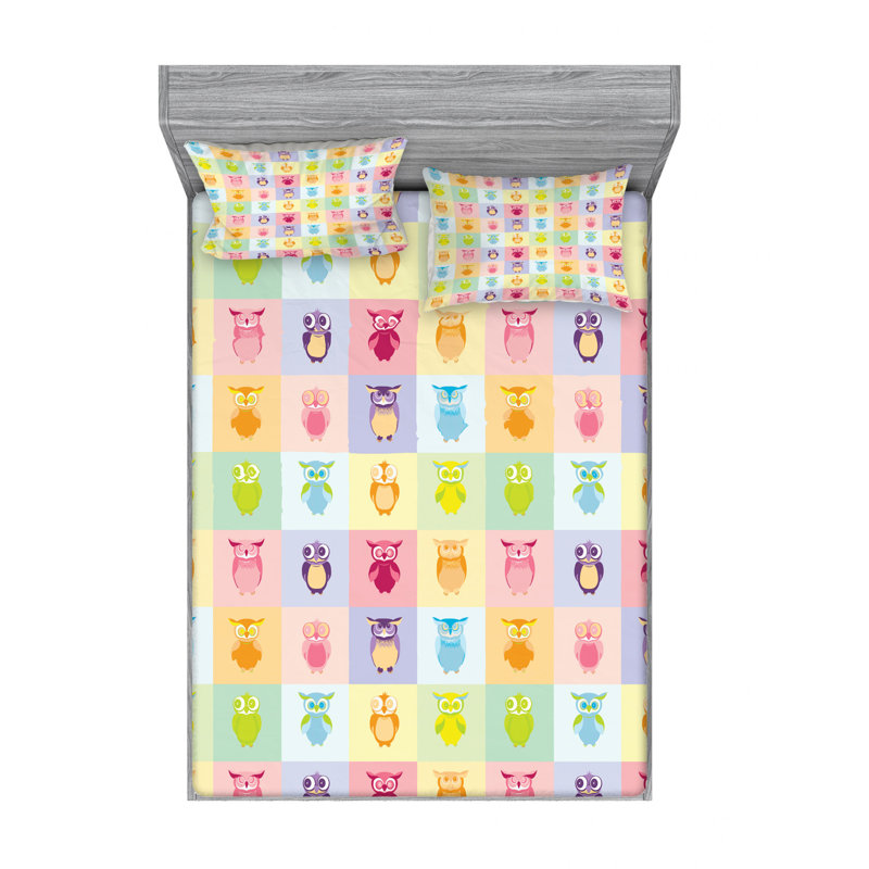 Microfiber Sheet Set, Queen Sheet Set with Fitted Sheet