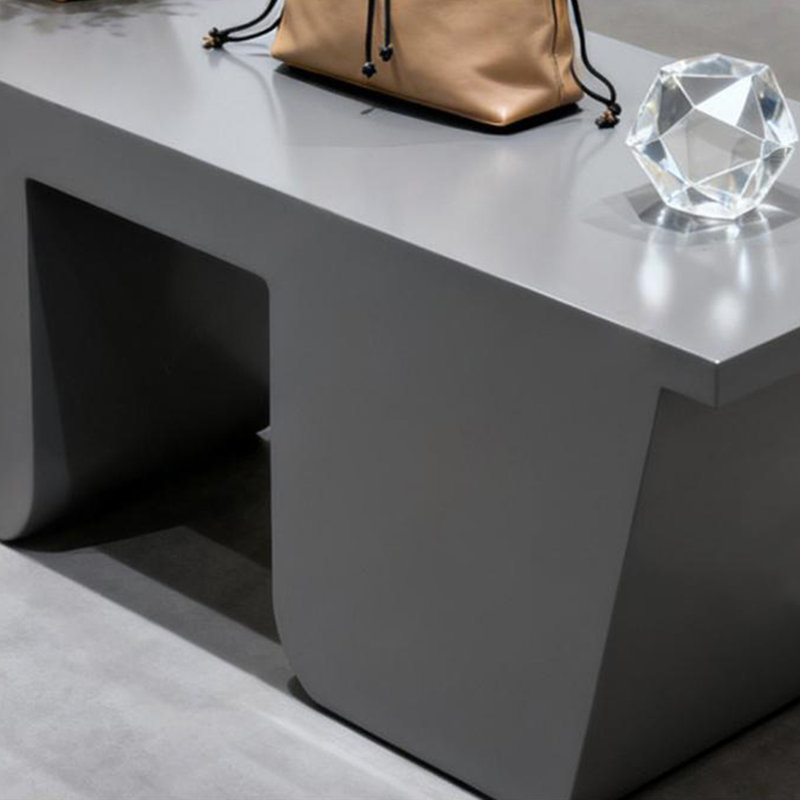 Présentoir moderne en bois massif, 29,53 po x 47,24 po x 23,62 po