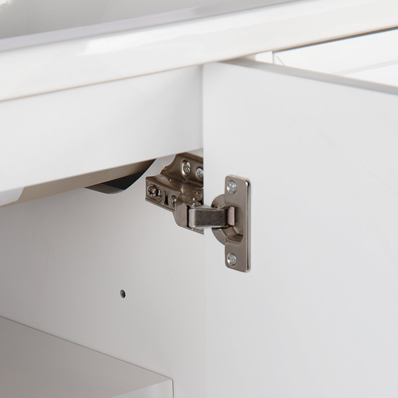 Armoire de salle de bain, armoire seulement, Blanc