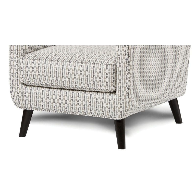 Chaise rembourrée en tissu doux