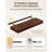 Friesen 2 Piece Painted Wood Floating Shelves, Bathroom Wall Shelves 2 Inches Thick-1488440140-1488440141