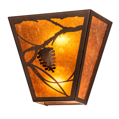 Vanesa Steel Flush Mounted Sconce