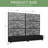 Outdoor Metal Planter Box Raised Garden Beds with Trellis-1676120784