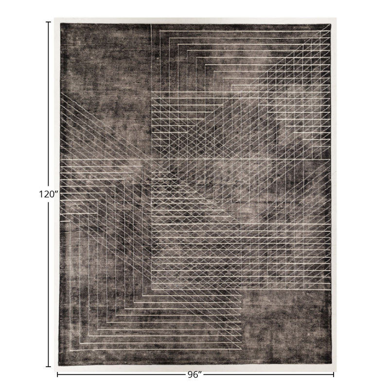 Hand Tufted Geometric Area Rug