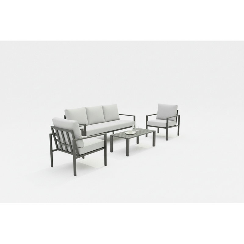 Wallach 5 Seater Conversation Set, Sand