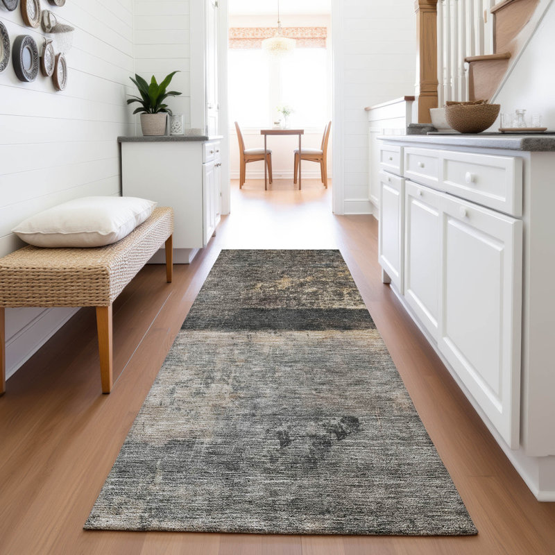 Premium Machine Washable Jessie AMF1208 Abstract Rug, Runner 2'3" x 7'6"