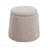 Round Storage Ottoman