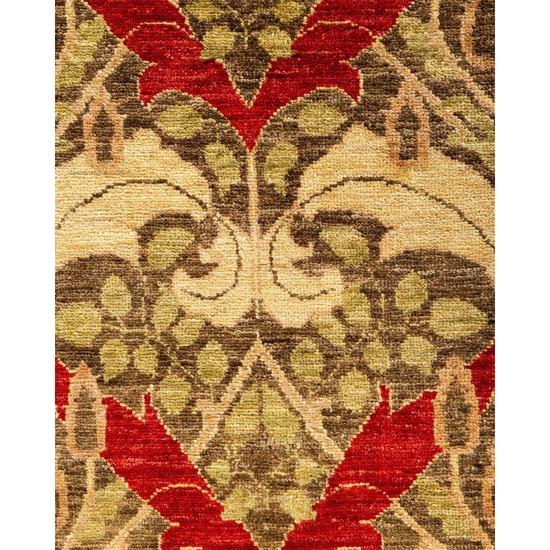 Overyed One-of-a-Kind Rectangle 4'1" X 6'3" Hand Knotted Area Rug