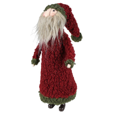 Figurine de père Noël laineux
