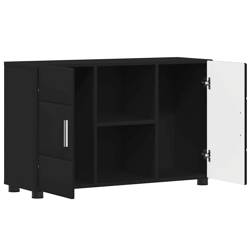 Rectangle Accent Cabinet, Black