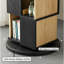 Armoire d'appoint rotative à lumière de luxe