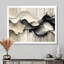 Gris sur fond blanc l'encre rythmique de la rivière Ink II - vagues modernes abstraites-1727008908-1722264548