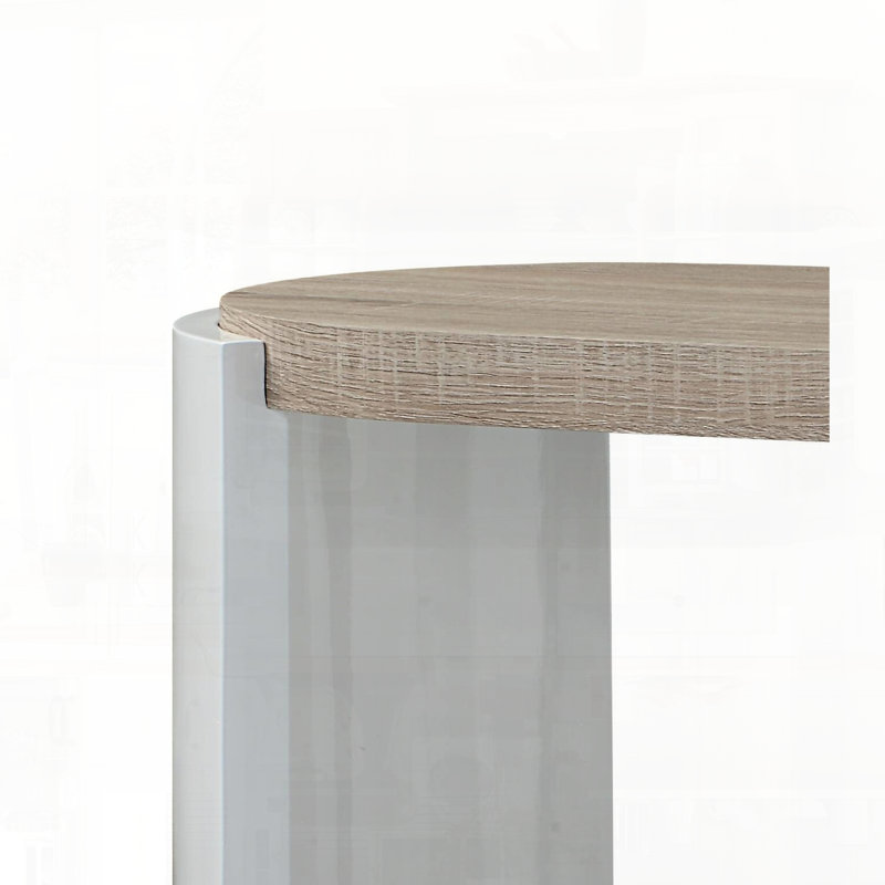Sofa Table with Robust Spacious Tabletop for Decor and Essentials