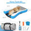 Animal gonflable pour quai - et coton, 3 modèles, gonflage / dégonflage rapide, bleu + blanc, l 59,8 po x l 40,2 po x H 6,5 po, chien flottant et coton de 330 lb, fabrication en coton, fonction de gonflage / dégonflage,
