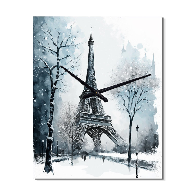 Jaksen - Horloge murale romantique surdimensionnée, H 40 po x l 30 po