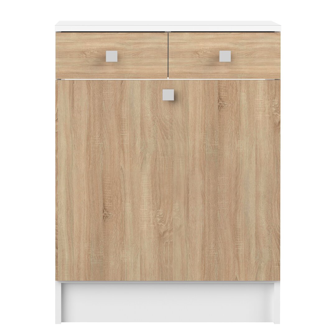 60 x 81,5 cm Badschrank Elick mit Wäschekorb