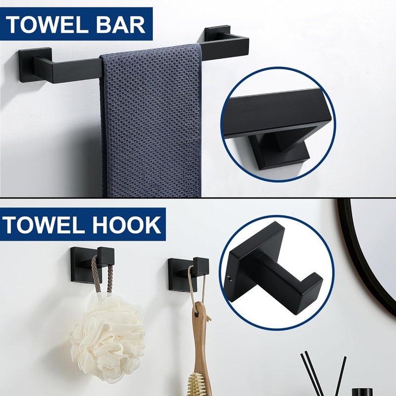 5 - Piece Bathroom Hardware Set