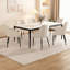 Fauteuil rembourré en velours Sabid-1311784801