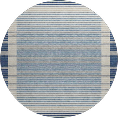 Premium Machine Washable Elize AMF1398 Stripes Rug